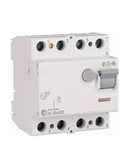 EATON WYŁĄCZNIK RÓŻNICOWOPRĄDOWY 40A 4P 4M 30MA AC 6KA