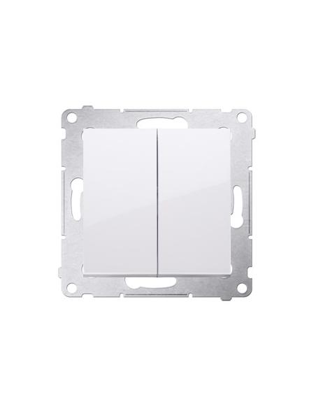 SIMON 54 MODUŁ BIAŁY ŁĄCZNIK SERYJNY ZACISKI SPRĘŻYNOWE 10AX 250V