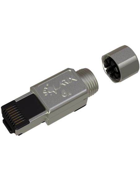 WTYK MODULARNY KONEKTOR PRZEMYSŁOWY SAMOZACISKOWY SOLARIX RJ45 CAT.6A STP NEW 1szt