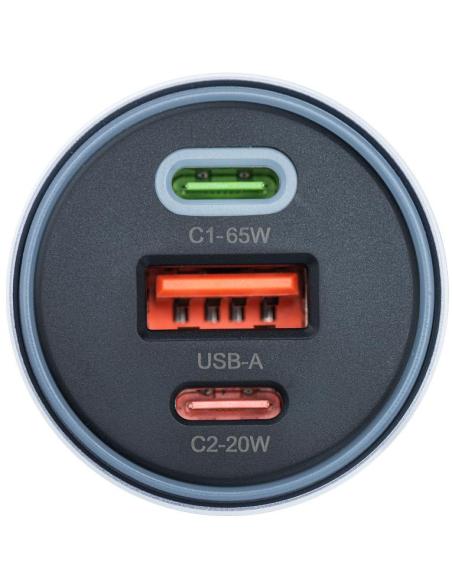 ŁADOWARKA SAMOCHODOWA Forcell F-Energy Alu 85 W 2x USB-C 1x USB-A PD 3.0 QC 4.0 SZARA