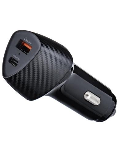 ŁADOWARKA SAMOCHODOWA Forcell Carbon CC50-1A1C 38 W 1x USB-C 1x USB-A PD 3.0 QC 3.0 CZARNA