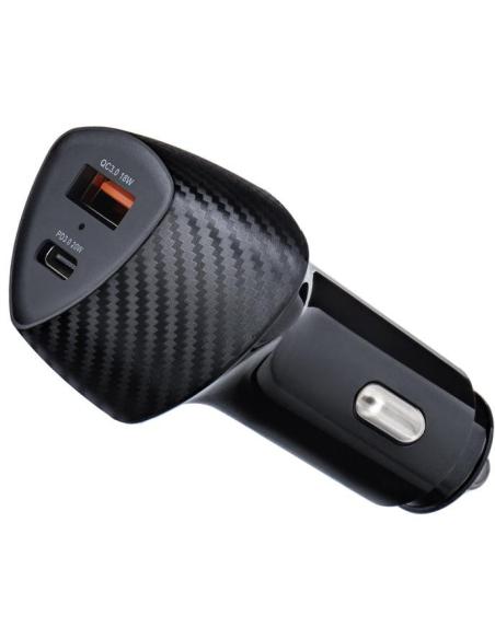 ŁADOWARKA SAMOCHODOWA Forcell Carbon CC50-1A1C 38 W 1x USB-C 1x USB-A PD 3.0 QC 3.0 CZARNA