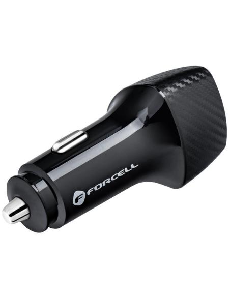 ŁADOWARKA SAMOCHODOWA Forcell Carbon CC50-1A1C 38 W 1x USB-C 1x USB-A PD 3.0 QC 3.0 CZARNA