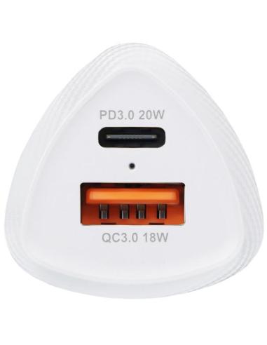 ŁADOWARKA SAMOCHODOWA Forcell Carbon CC50-1A1C 38 W 1x USB-C 1x USB-A PD 3.0 QC 3.0 BIAŁA