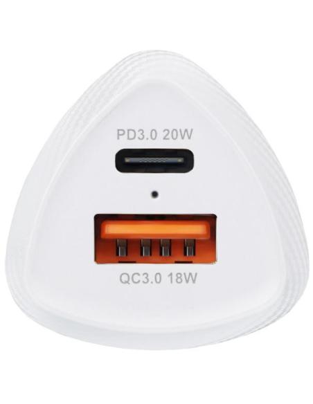 ŁADOWARKA SAMOCHODOWA Forcell Carbon CC50-1A1C 38 W 1x USB-C 1x USB-A PD 3.0 QC 3.0 BIAŁA