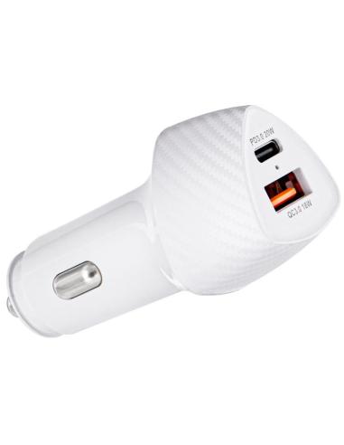 ŁADOWARKA SAMOCHODOWA Forcell Carbon CC50-1A1C 38 W 1x USB-C 1x USB-A PD 3.0 QC 3.0 BIAŁA