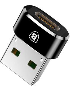 Adapter przejściówka OTG USB-C / USB-A Baseus Mini CAAOTG-01 czarna