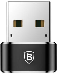Adapter przejściówka OTG USB-C / USB-A Baseus Mini CAAOTG-01 czarna 2