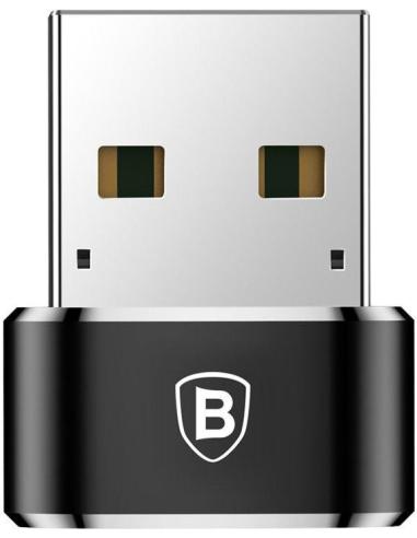 Adapter przejściówka OTG USB-C / USB-A Baseus Mini CAAOTG-01 czarna