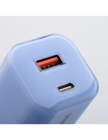ŁADOWARKA SIECIOWA Forcell F-Energy GaN III VT-41 33 W 1x USB-C 1x USB-A PD 3.0 QC 4.0 NIEBIESKA