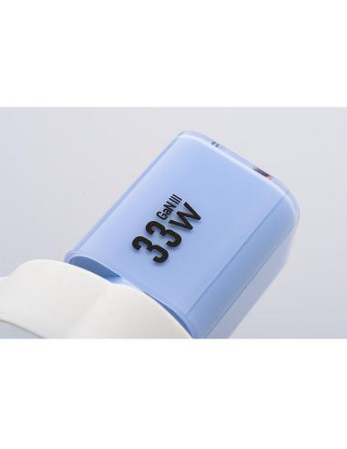 ŁADOWARKA SIECIOWA Forcell F-Energy GaN III VT-41 33 W 1x USB-C 1x USB-A PD 3.0 QC 4.0 NIEBIESKA