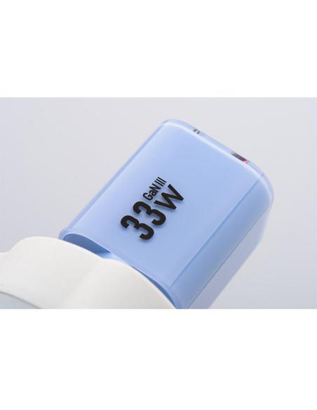 ŁADOWARKA SIECIOWA Forcell F-Energy GaN III VT-41 33 W 1x USB-C 1x USB-A PD 3.0 QC 4.0 NIEBIESKA