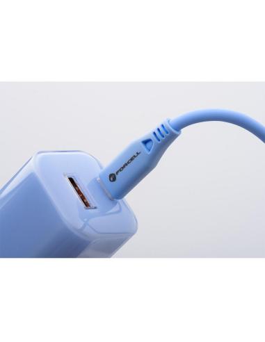 ŁADOWARKA SIECIOWA Forcell F-Energy GaN III VT-41 33 W 1x USB-C 1x USB-A PD 3.0 QC 4.0 NIEBIESKA