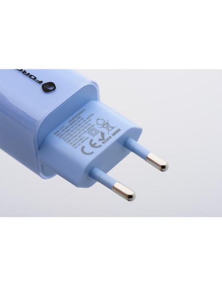 ŁADOWARKA SIECIOWA Forcell F-Energy GaN III VT-41 33 W 1x USB-C 1x USB-A PD 3.0 QC 4.0 NIEBIESKA