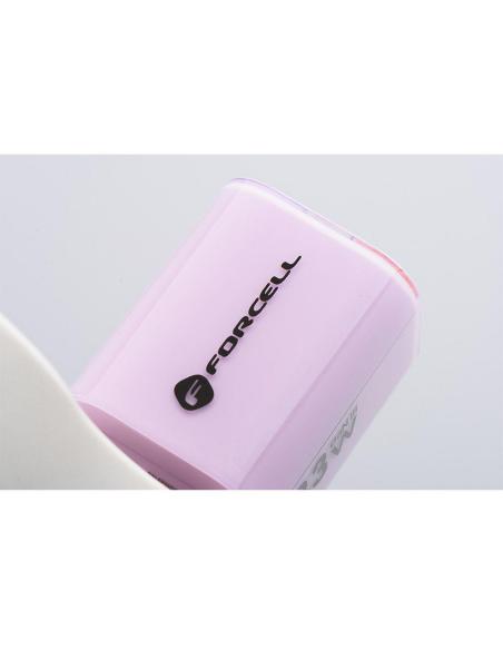 ŁADOWARKA SIECIOWA Forcell F-Energy GaN III VT-41 33 W 1x USB-C 1x USB-A PD 3.0 QC 4.0 FIOLETOWA