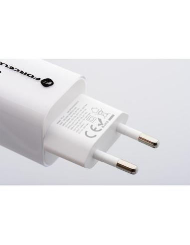 ŁADOWARKA SIECIOWA Forcell F-Energy GaN III VT-41 33 W 1x USB-C 1x USB-A PD 3.0 QC 4.0 BIAŁA