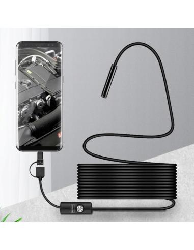 Kamera Inspekcyjna Warsztatowa Endoskop do Telefonu Android Rur USB-C 3,5m Zenwire AN100