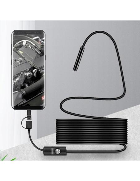 Kamera Inspekcyjna Warsztatowa Endoskop do Telefonu Android Rur USB-C 3,5m Zenwire AN100