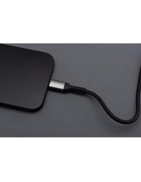 KABEL USB-C / USB-C Forcell F-Energy Cafule 50 cm 240 W 5A PD QC 4.0 CZARNY W OPLOCIE