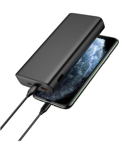 Powerbank Veger 20000 mAh 100 W PD QC 3.0 USB-A 2x USB-C czarny