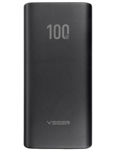 Powerbank Veger 20000 mAh 100 W PD QC 3.0 USB-A 2x USB-C czarny