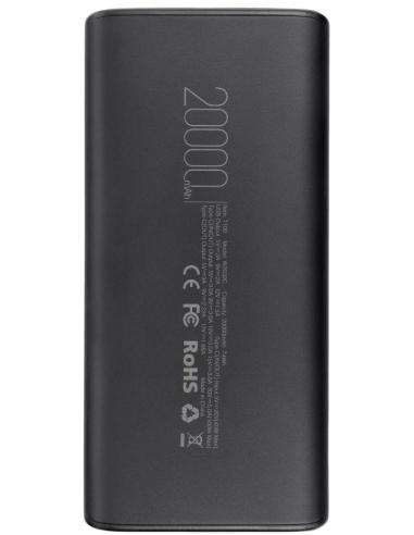 Powerbank Veger 20000 mAh 100 W PD QC 3.0 USB-A 2x USB-C czarny