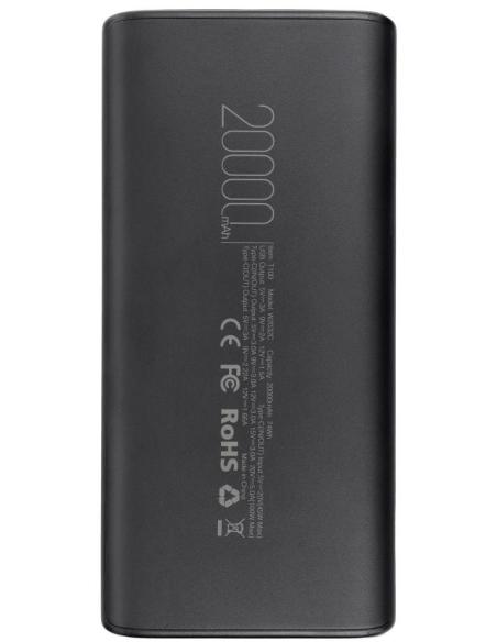 Powerbank Veger 20000 mAh 100 W PD QC 3.0 USB-A 2x USB-C czarny