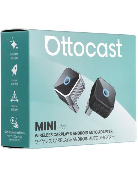 Bezprzewodowy adapter samochodowy Ottocast Mini Cube T3 Bluetooth Wi-Fi CarPlay Android Auto