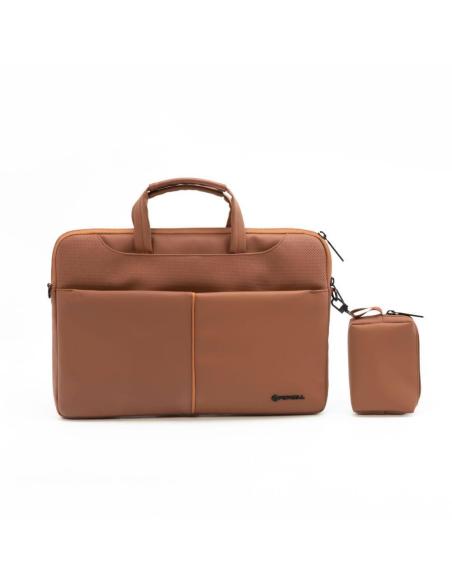 TORBA NA LAPTOP 15,6" Forcell F-Protect URBAN STYLE brązowa