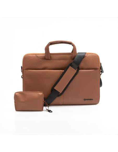 TORBA NA LAPTOP 15,6" Forcell F-Protect URBAN STYLE brązowa