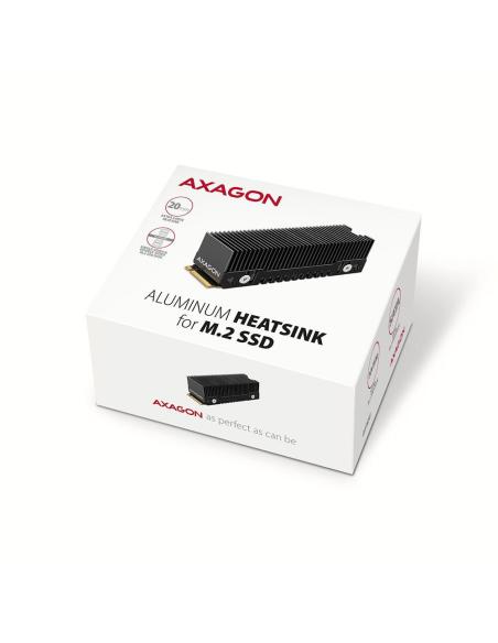 Radiator do dysków Axagon CLR-M2XT aluminiowy pasywny M.2 SSD