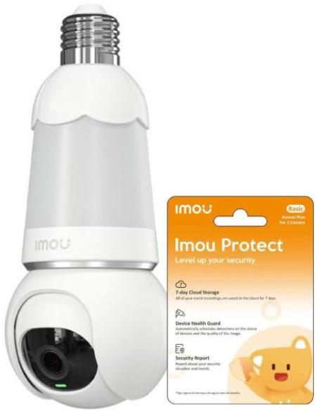 Kamera IP Imou kamera żarówka Bulb Cam z chmurą Imou Protect na rok