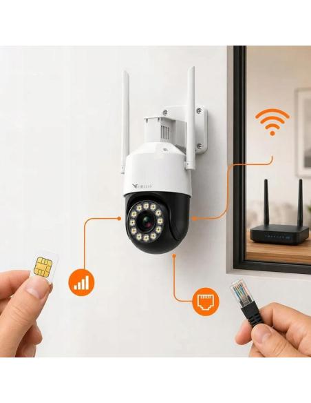 Kamera IP Orllo TZ11 PT 4K 8MP Wi-Fi i 4G Tuya