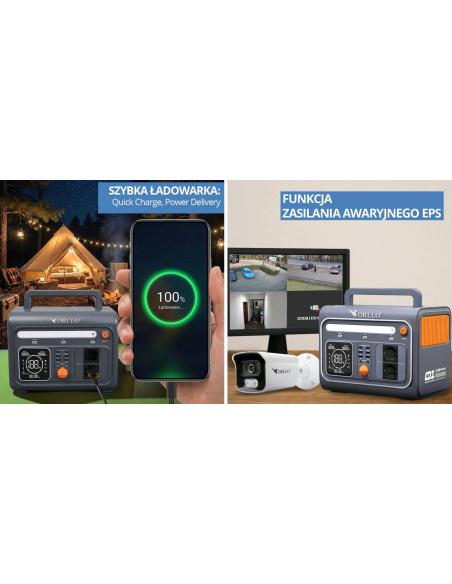 Przenośna stacja zasilania Orllo1200W/1500W Magazyn Energii LIFEPO4 EVE
