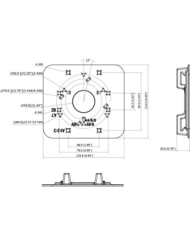 Uchwyt adapter MT-P152 Opakowanie zbiorcze 10szt.