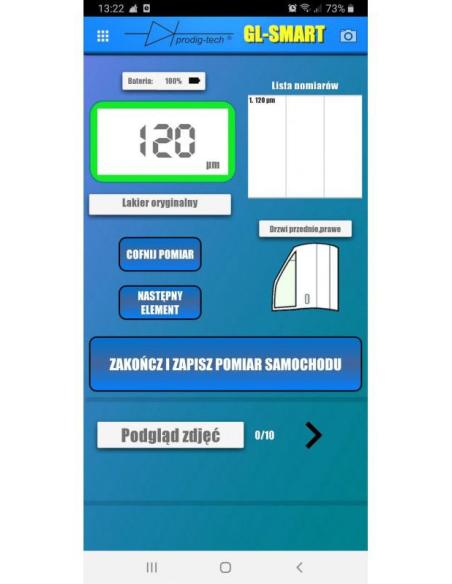 MIERNIK GRUBOŚCI LAKIERU GL-SMART-XL