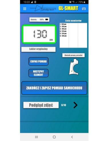 MIERNIK GRUBOŚCI LAKIERU GL-SMART-XL