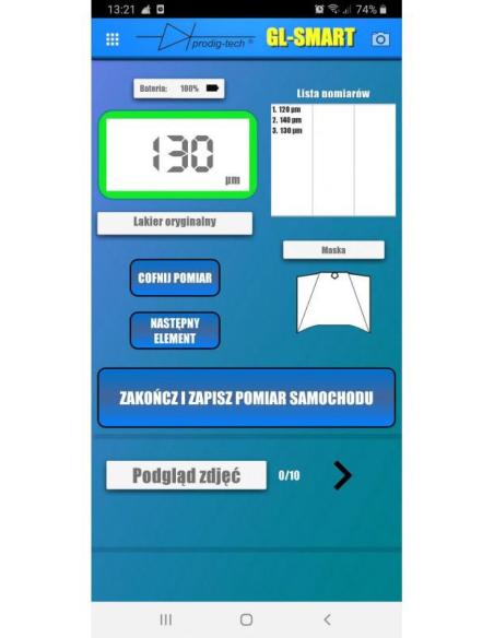 MIERNIK GRUBOŚCI LAKIERU GL-SMART-8