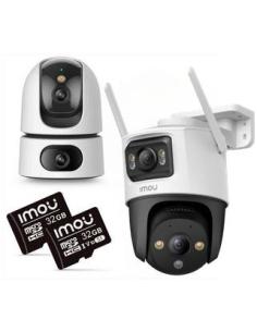 Zestaw 2 kamer IP IMOU Ranger Dual 10MP i Cruiser Dual 10MP z kartami pamięci 32GB