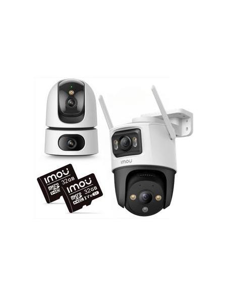 Zestaw 2 kamer IP IMOU Ranger Dual 10MP i Cruiser Dual 10MP z kartami pamięci 32GB