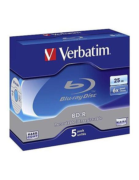 Płyty Blu-Ray Verbatim BD-R SL 25GB Cake (5szt.)