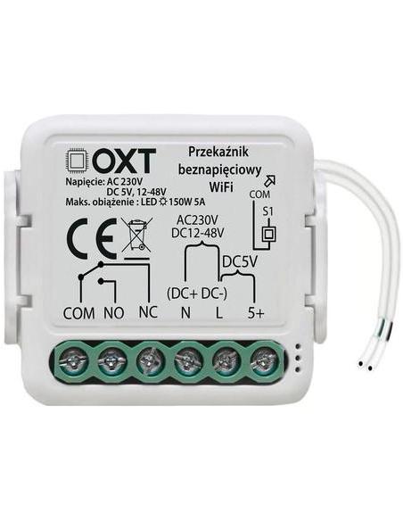 Moduł OXT mini przekaźnik beznapięciowy AC 230V DC 5V 12-48V WiFi TUYA