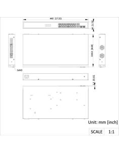 SWITCH POE HIKVISION DS-3E1318P-EI(B) LinkVu 2