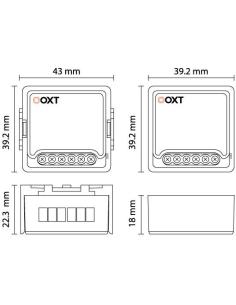Moduł OXT mini przekaźnik 1 obwód ZigBee TUYA T261 2