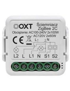 Moduł OXT mini ściemniacz 2 obwody ZigBee TUYA T266