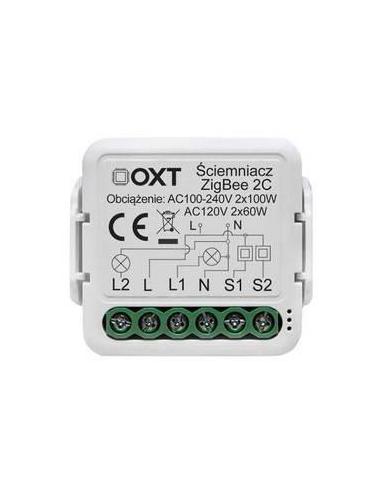 Moduł OXT mini ściemniacz 2 obwody ZigBee TUYA T266