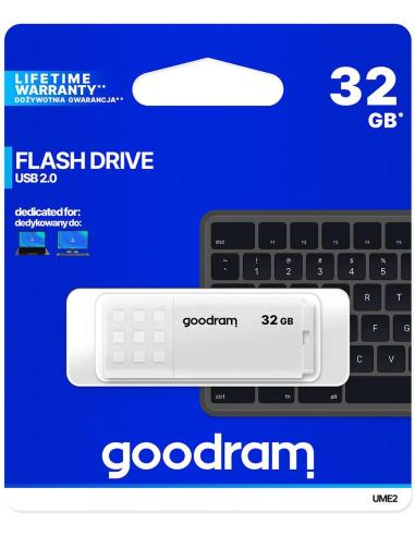 Pendrive Goodram UME2 32GB USB 2.0 Biały
