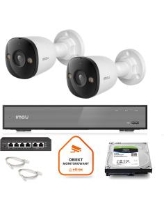 Zestaw monitoringu Imou 2x kamera PS3E-8Q0 8MP POE