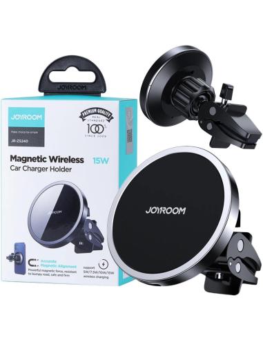 Uchwyt samochodowy magnetyczny ładowarka indukcyjna Joyroom JR-ZS240 Qi 15W MagSafe Apple Iphone