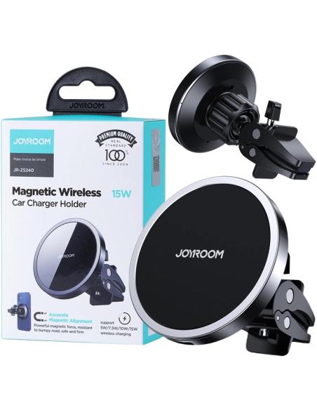 Uchwyt samochodowy magnetyczny ładowarka indukcyjna Joyroom JR-ZS240 Qi 15W MagSafe Apple Iphone